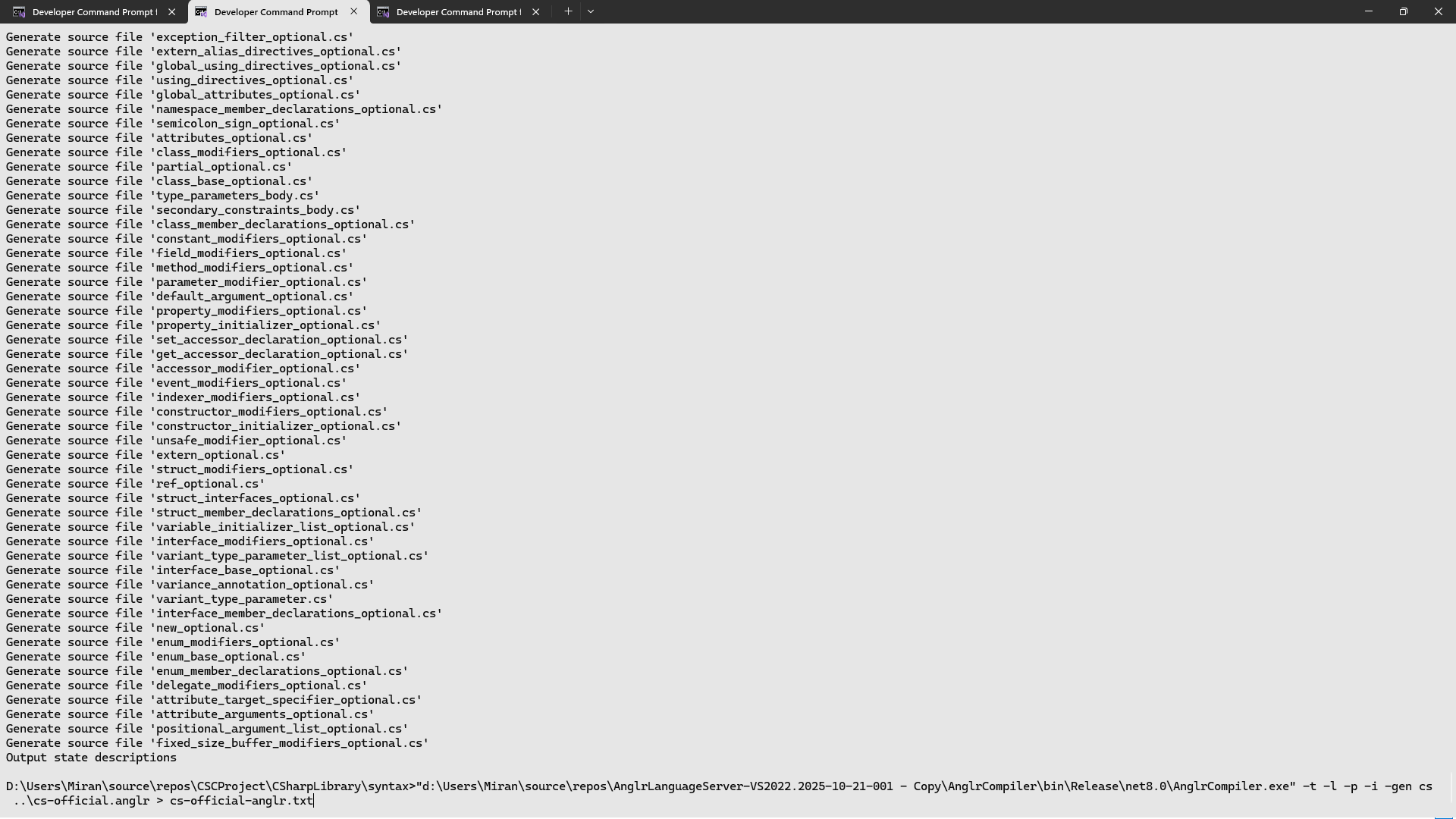 Anglr Compiler